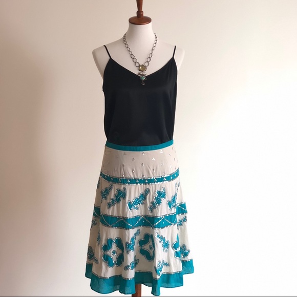 BCBG Flouncy A-Line Skirt - Picture 3 of 5